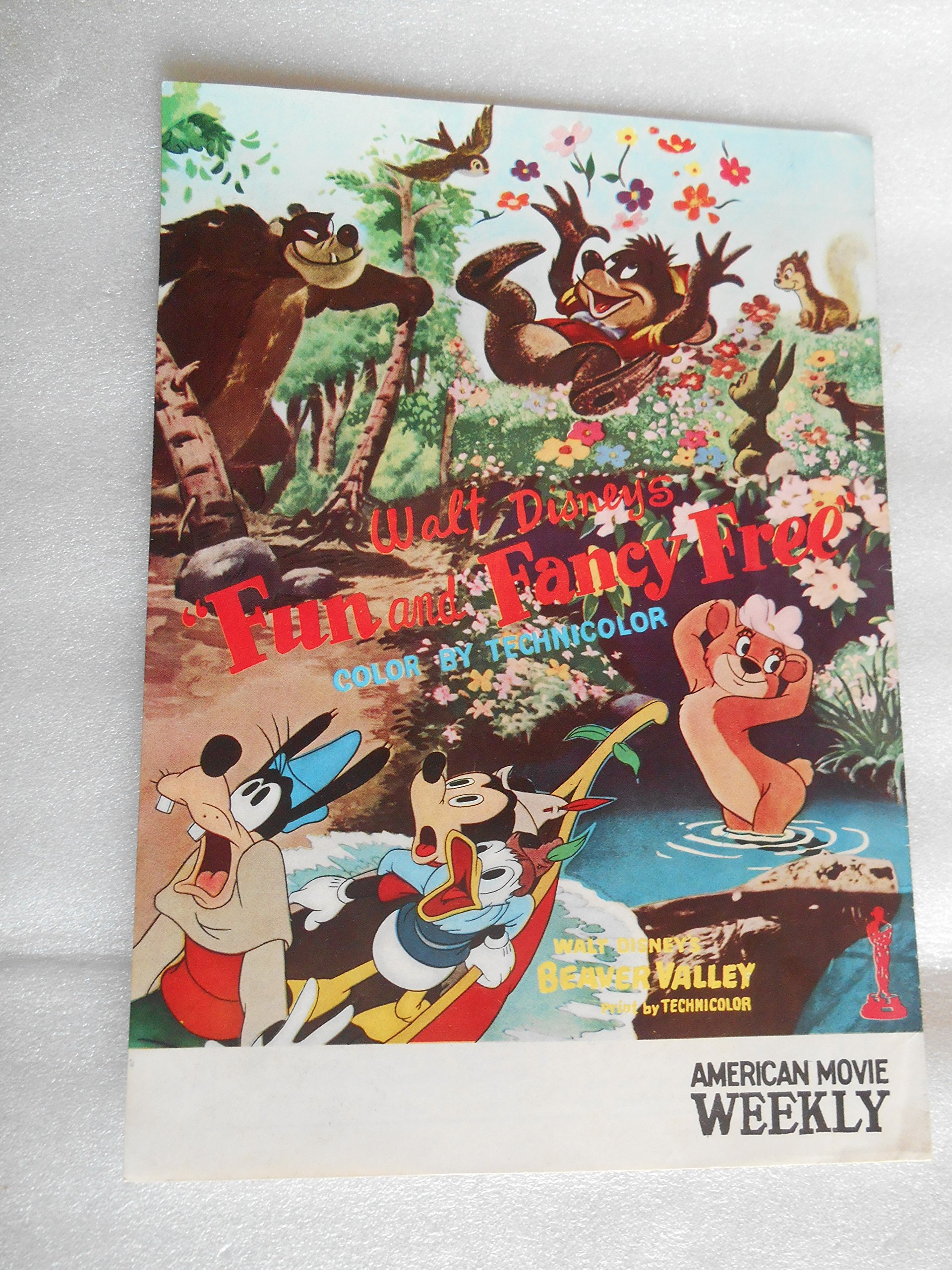 Amazon.co.jp: 1955年映画パンフレット こぐま物語 ウォルトディズニー