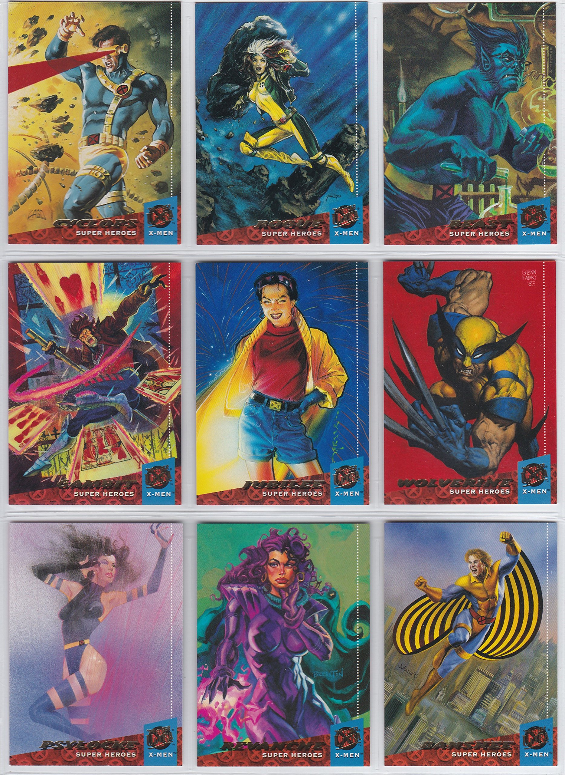 Amazon.com: 1994 Fleer Ultra X-Men Base Set of 150 Cards NM/M
