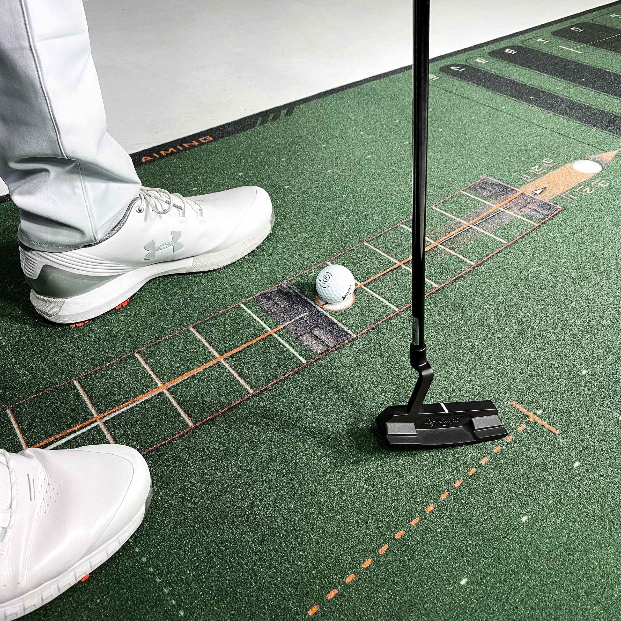 Amazon | WELLPUTT ゴルフパッティングトレーニングマット 26フィート