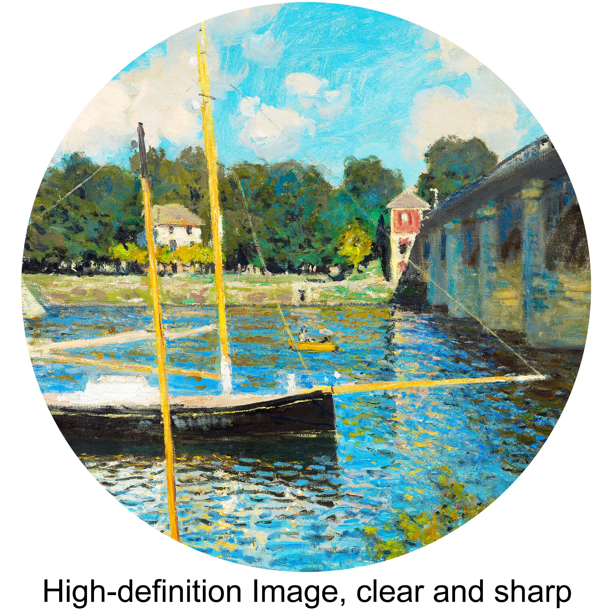 Amazon.co.jp: クロード・モネによるアルジャントゥイユの橋 フレーム