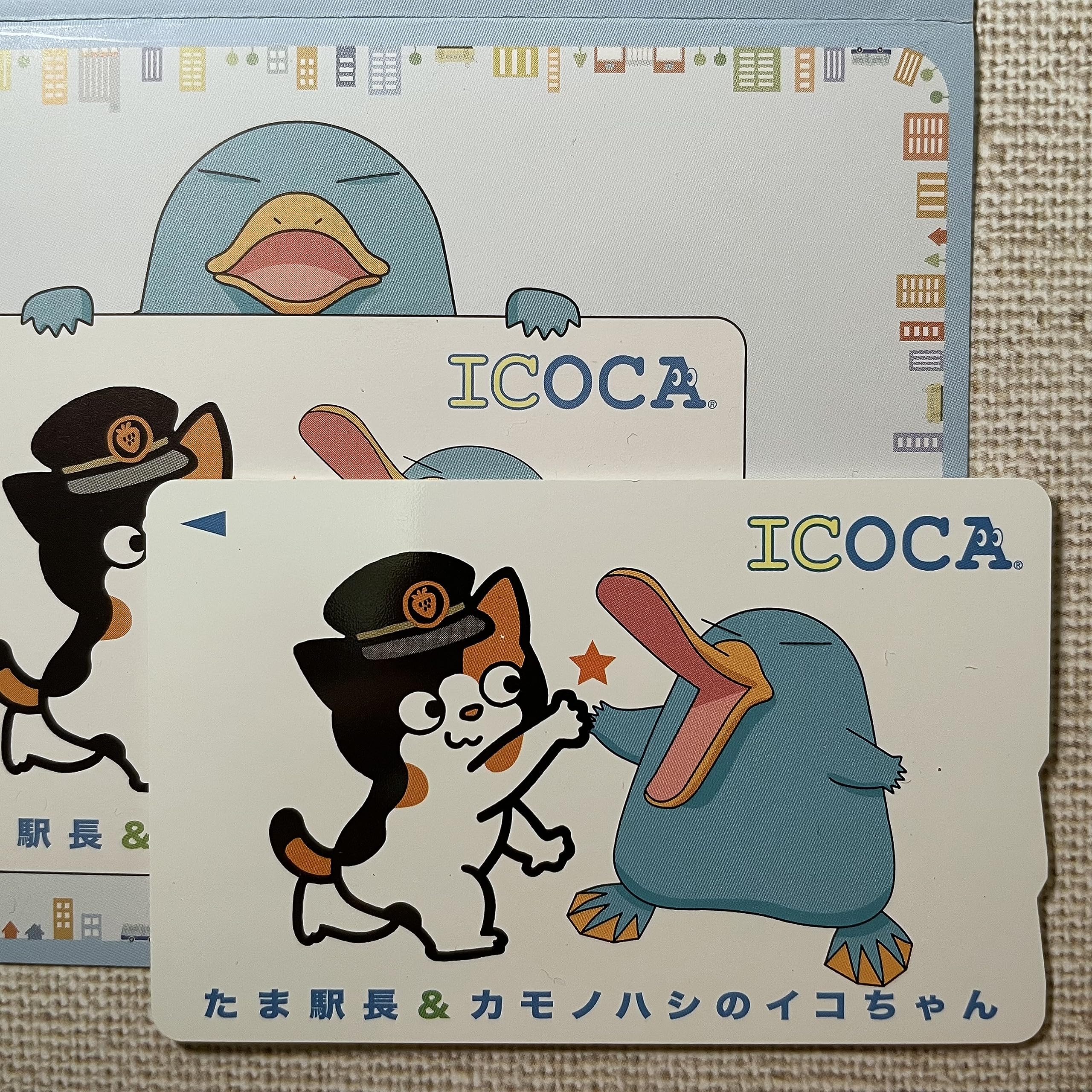 ミ*ホ様 たま駅長&カモノハシのイコちゃんICOCA イコカ Amazon.co.jp