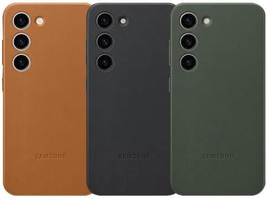 Amazon.co.jp: Galaxy S23 ケース 純正 レザー ケース Leather Case EF