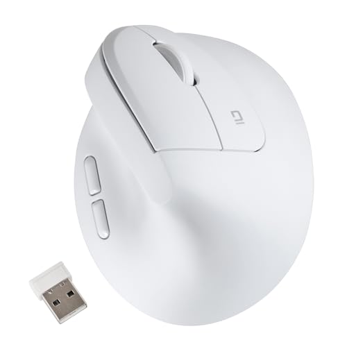 Amazon.co.jp: Digio2 エルゴノミクスマウス 無線 静音5ボタン BlueLED