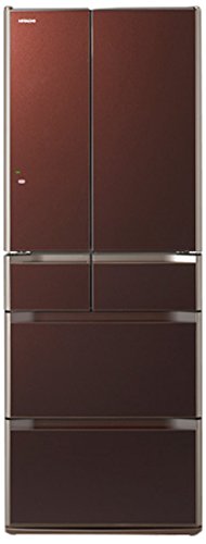 Amazon.co.jp: 日立 517L 6ドア冷蔵庫（クリスタルブラウン）HITACHI