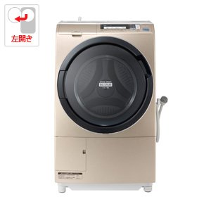 Amazon | 日立 9.0kg ドラム式洗濯乾燥機【左開き】シャンパンHITACHI