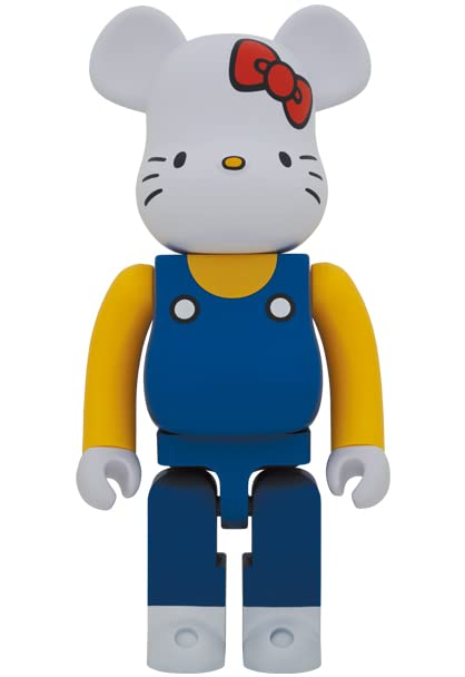Amazon.co.jp: BE@RBRICK ベアブリック HELLO KITTY (青オーバーオール