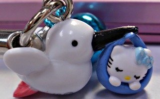 Amazon | ビッグスター ハローキティ こうのとりキティ 根付け