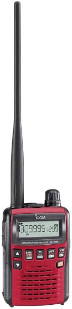 Amazon | IC-R6メタリックレッド / エアバンドSP Ver.2 □CQオーム