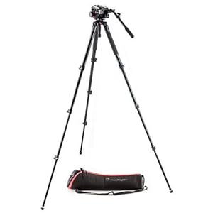 Amazon | Manfrotto ビデオキット カーボンファイバー三脚 504HD-535K