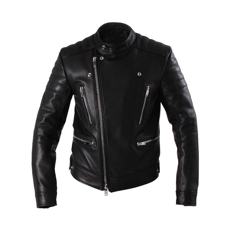 F7 セミダブルライダース カウレザー ブラック – MINIMAL WARDROBE