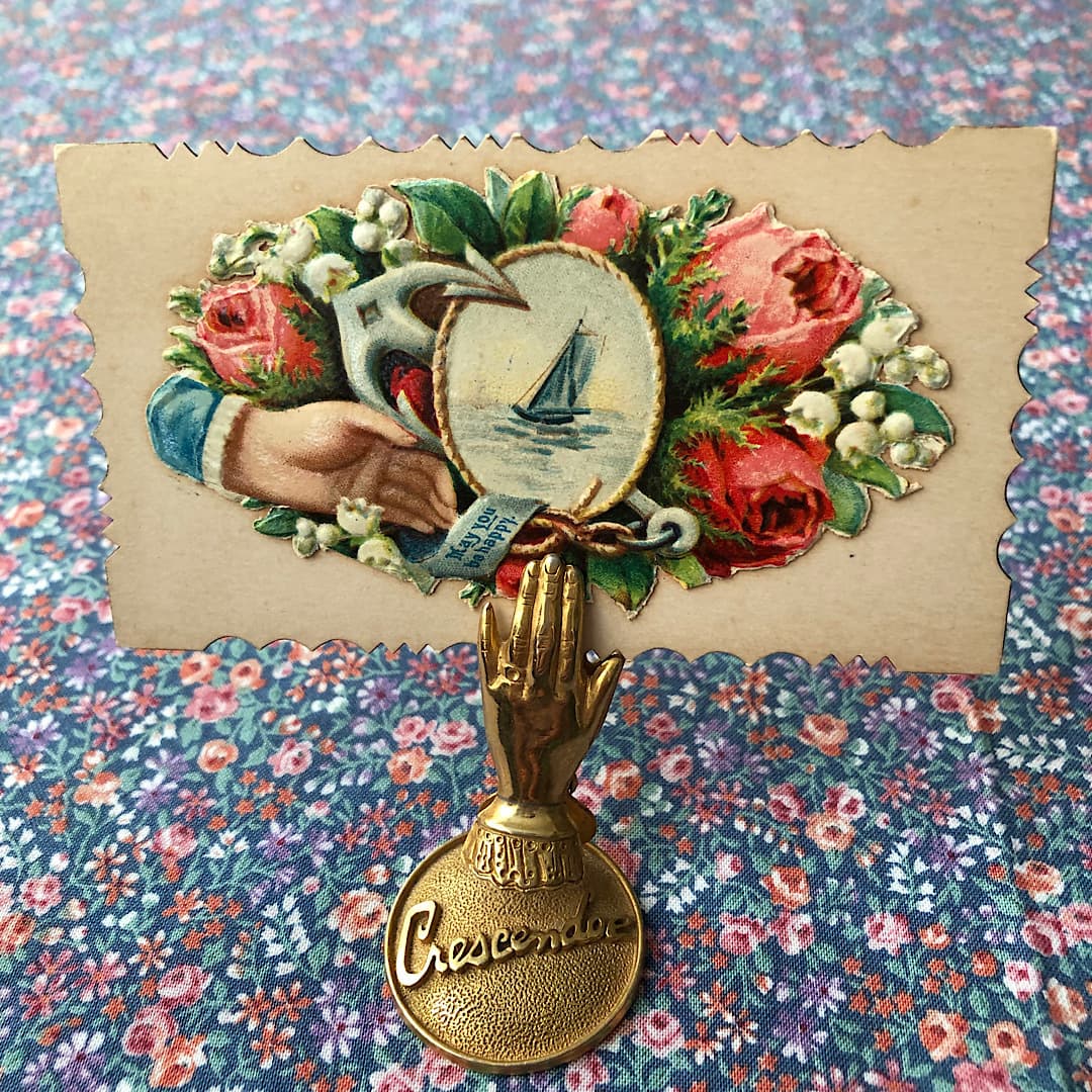 淑女の名刺 アンティーク ヴィクトリアン・コーリングカード