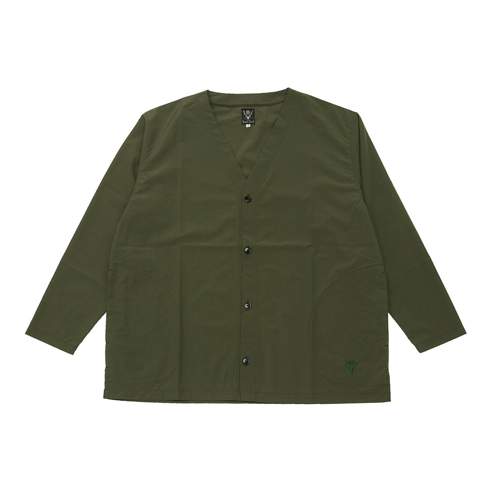 South2 West8[サウス2 ウェスト8]V Neck Cardigan Nylon Taffeta OT535