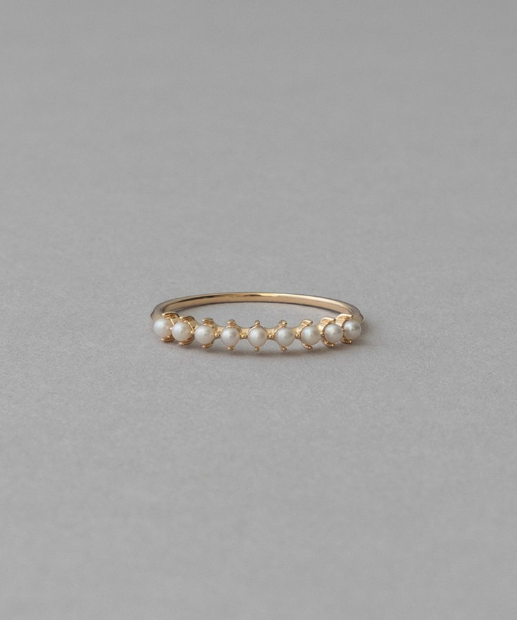 レイヤード] K10YG パール リング（721179） ｜ women（ウィメンズ