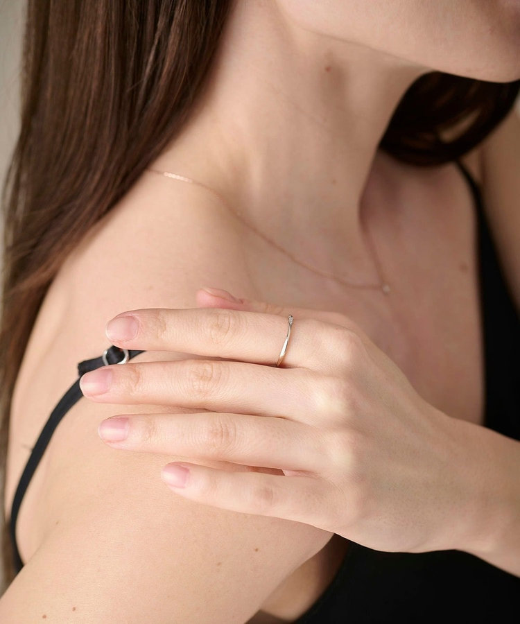 シェア] K10MPG ダイヤモンド ツイスト リング（721207） ｜ women