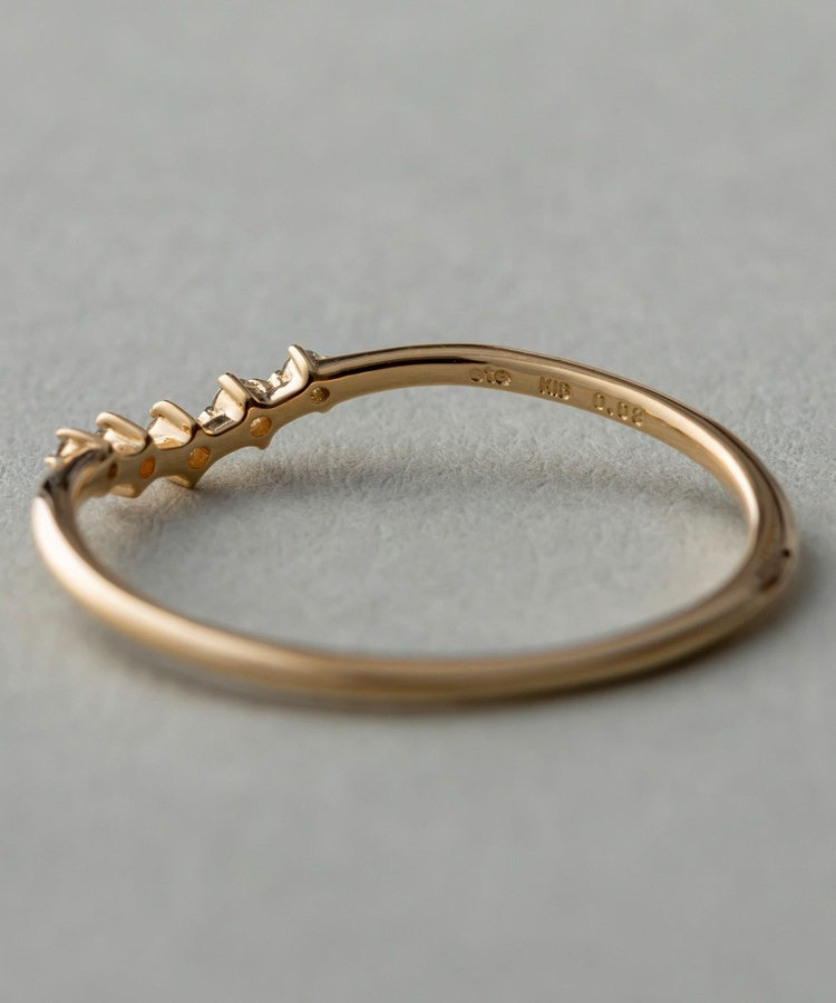 レイヤード] K18YG ダイヤモンド リング（230716） ｜ women