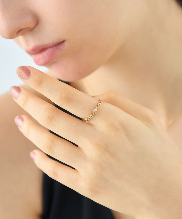 レースライン] K18YG ダイヤモンド リング（230756） ｜ women