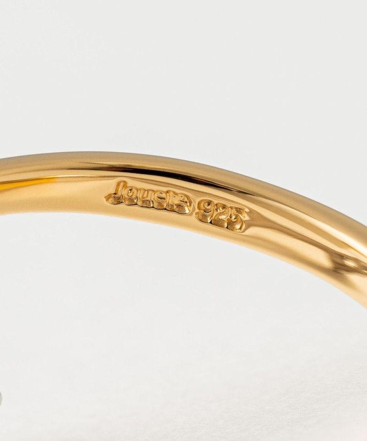 フォークリング ジルコニア×パール コンビカラー（025000） ｜ women