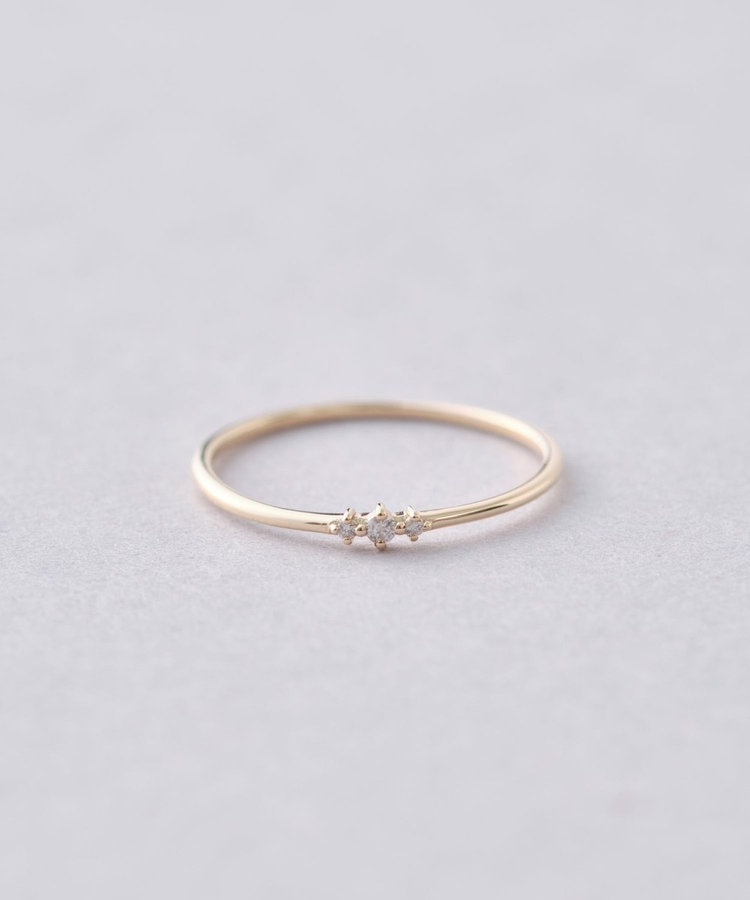 K10YG レイヤー ダイヤモンド リング（032489） ｜ women（ウィメンズ