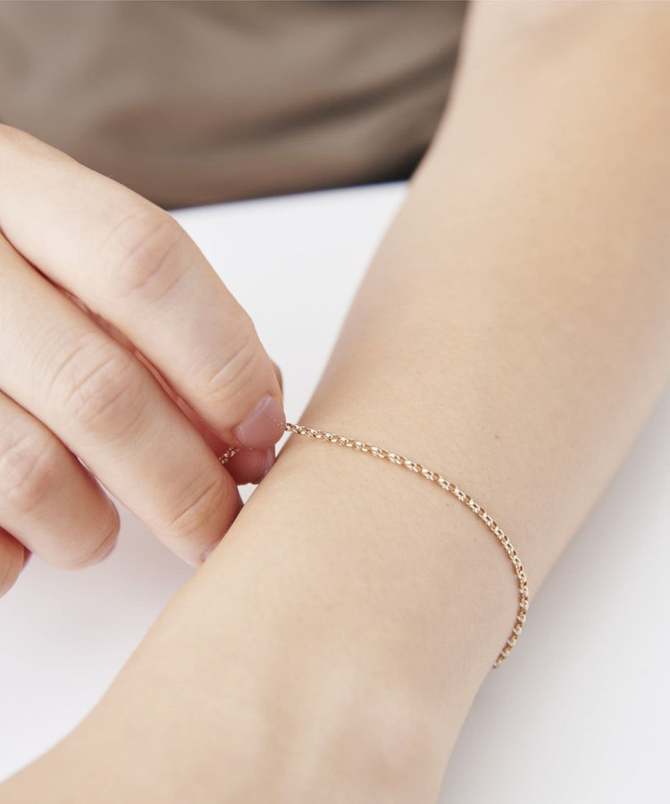 K18RBG トーン チェーン ブレスレット（305005） ｜ women（ウィメンズ