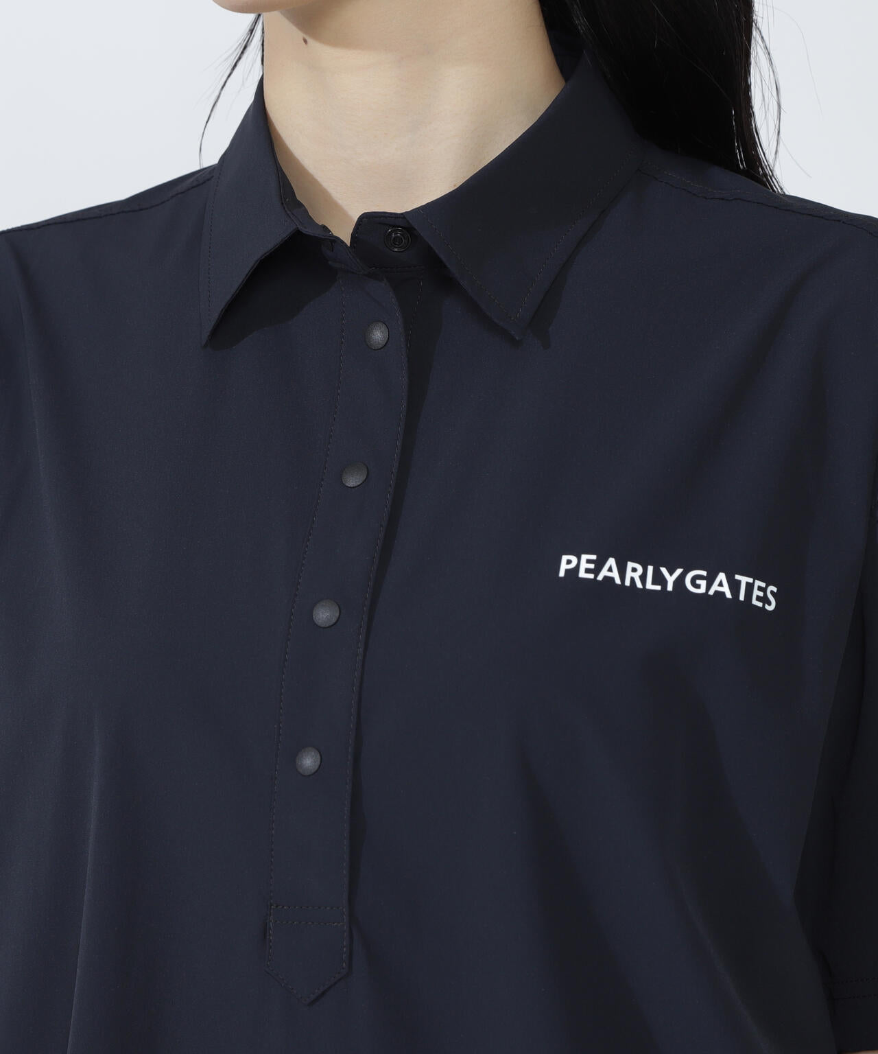 ナイロンアクティブストレッチ半袖ポロシャツ | PEARLY GATES