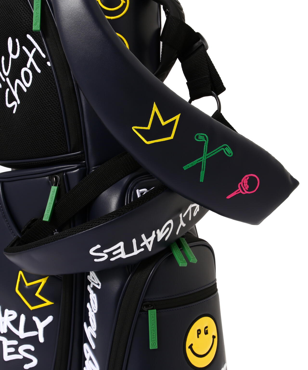 NICO 合皮スタンド式キャディバッグ (46インチ対応) (UNISEX) | PEARLY