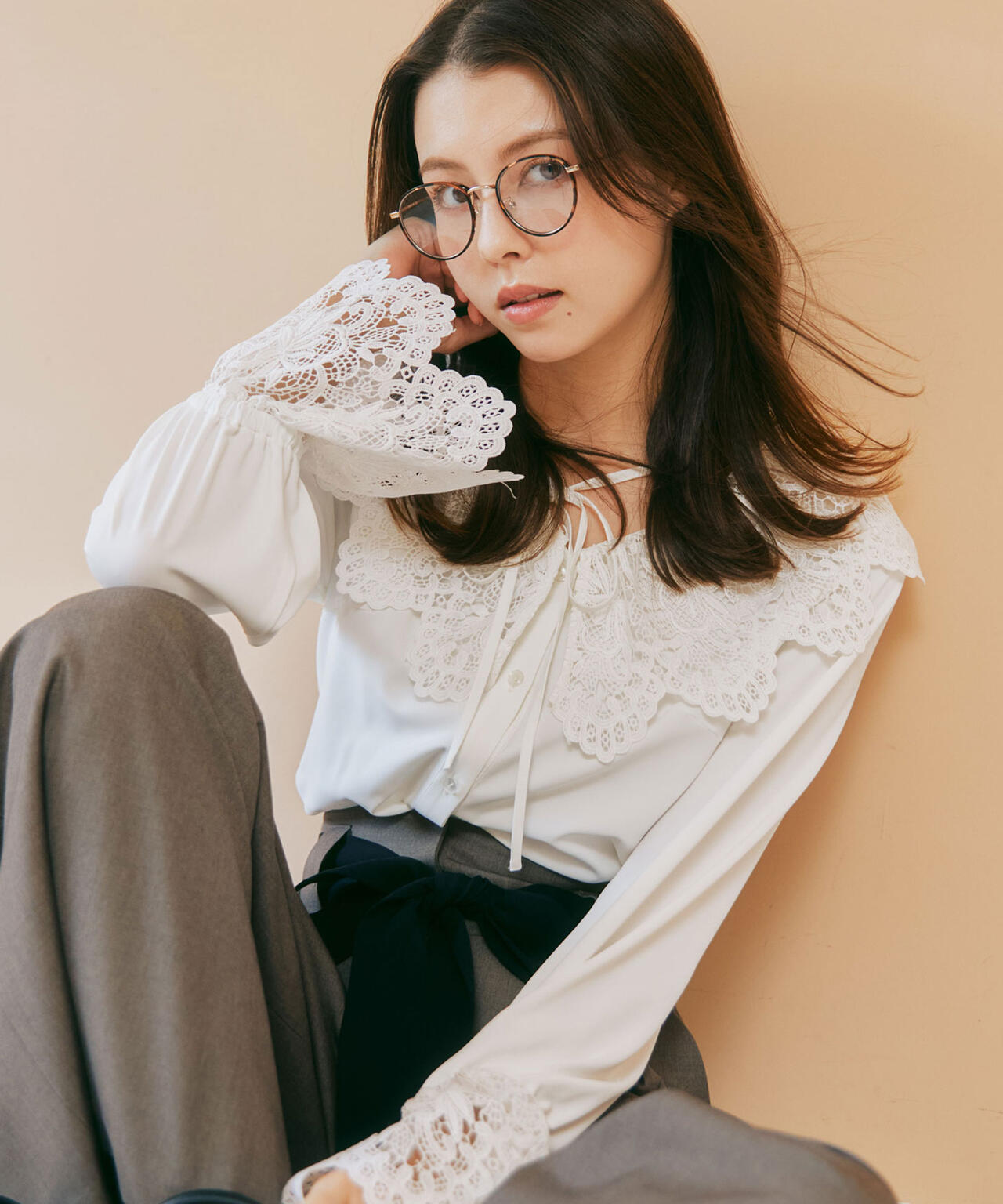 レース衿ブラウス | JILL by JILL STUART（ジル バイ ジルスチュアート