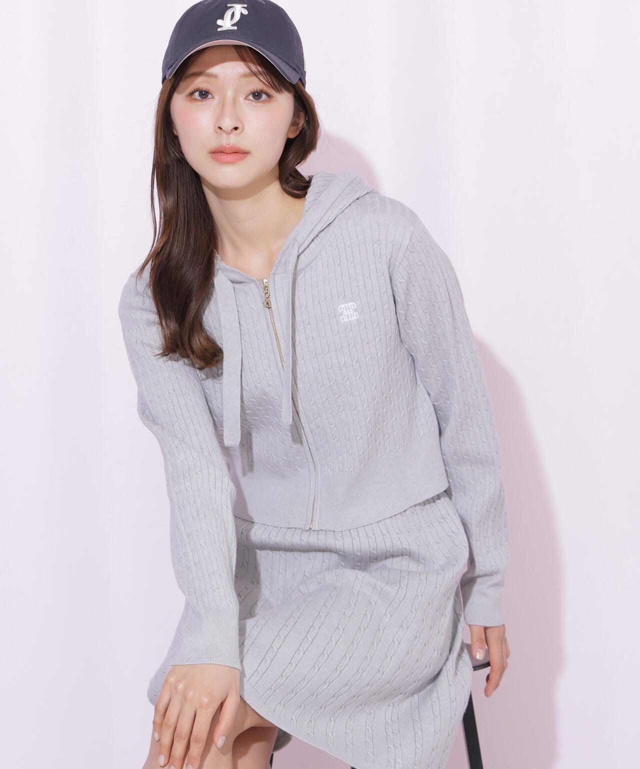 ケーブルニットパーカーセットアップ | JILL by JILL STUART（ジル