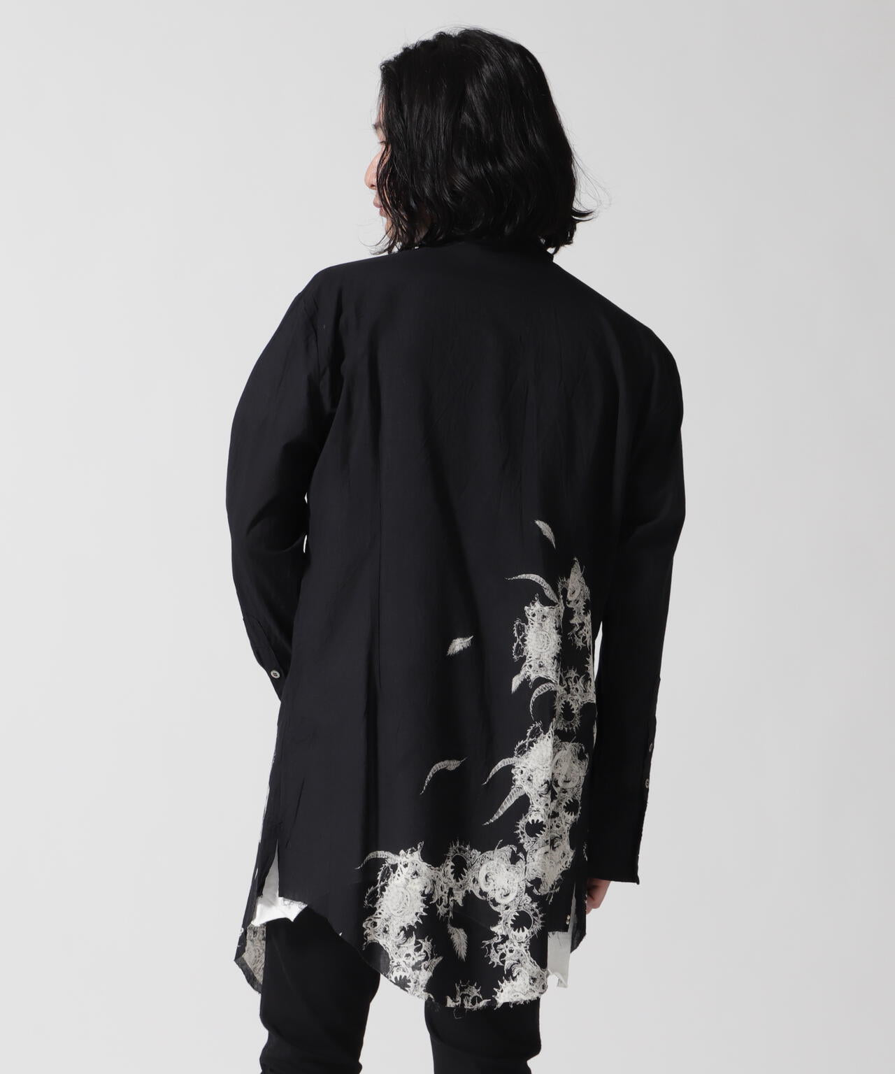 KMRii/ケムリ/別注Stand Collar Layer Shirt | ROYAL FLASH（ロイヤル