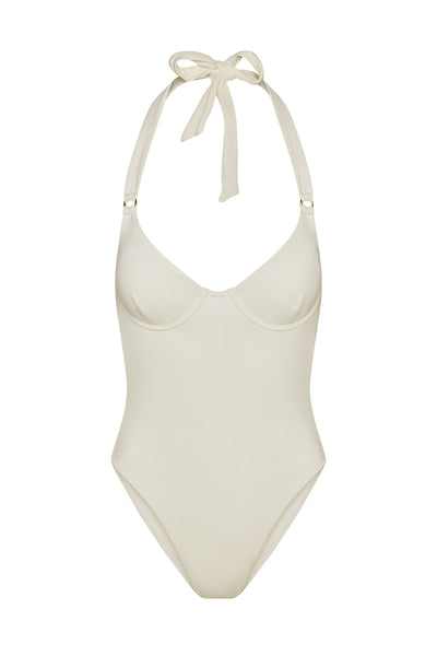 Honolulu One Piece - Ivory – Monday Swimwear