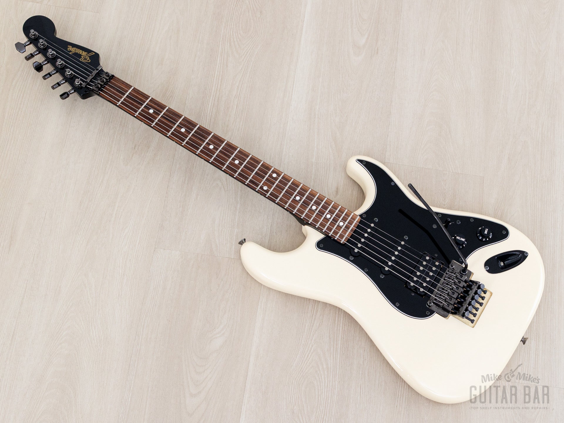 2014 Fender Stratocaster ST62-FR SSH Superstrat Vintage White w/ Floyd