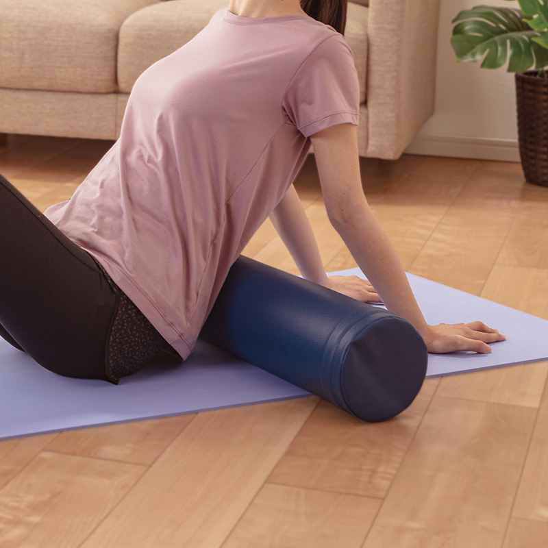 ストレッチローラー カバー付 ネイビー ｜ ミスターマックスオンライン