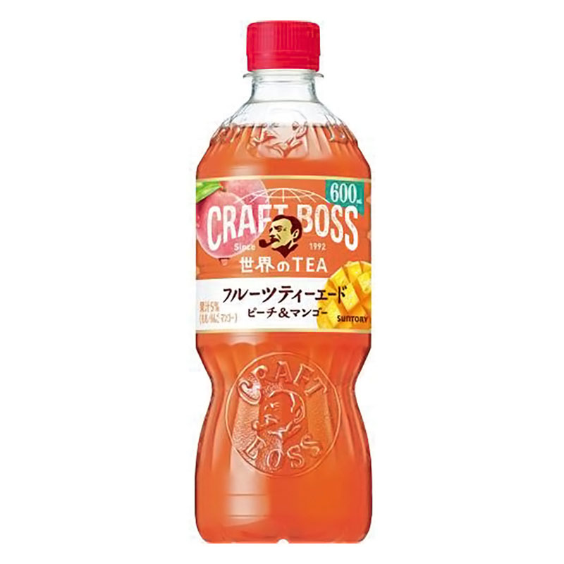 クラフトボス フルーツティーエード ピーチ&マンゴー 600ml
