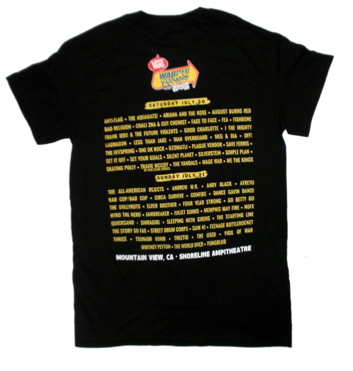 ヴァンズ ワープド ツアー,Vans Warped Tour,Tシャツ,ONE OK ROCK