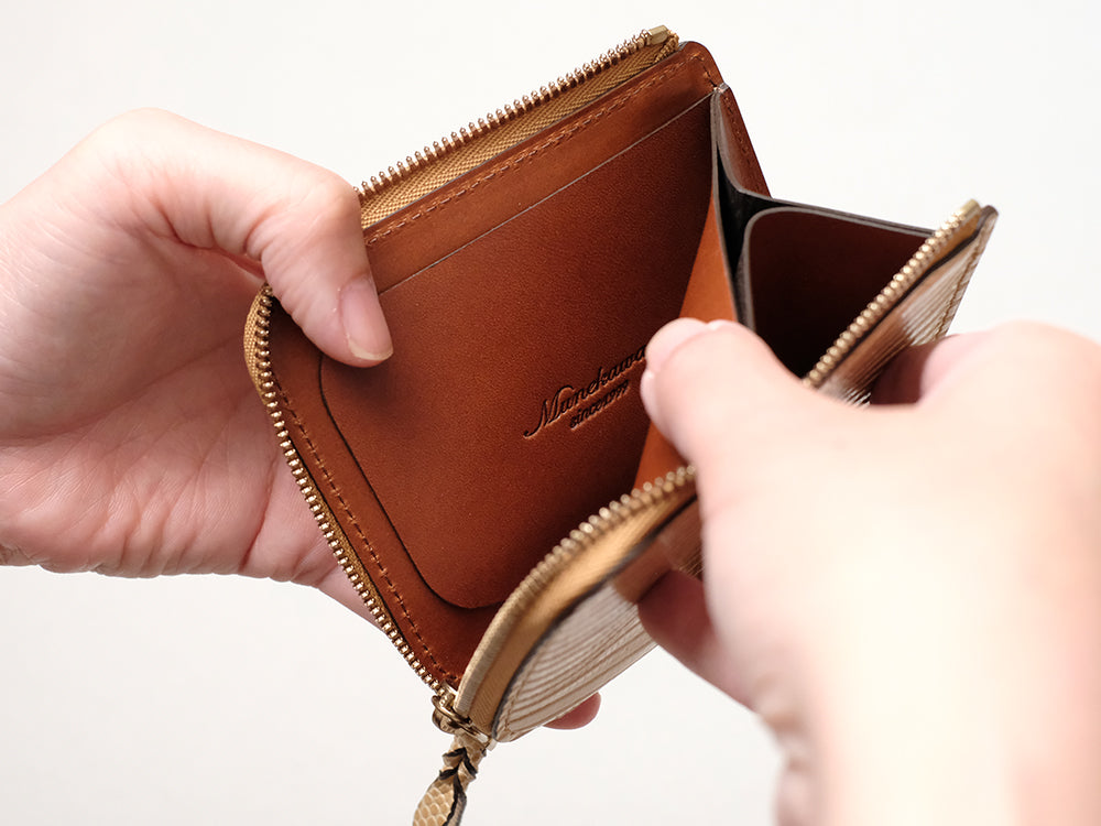 L字ファスナー財布“Cram”/リザード – munekawa