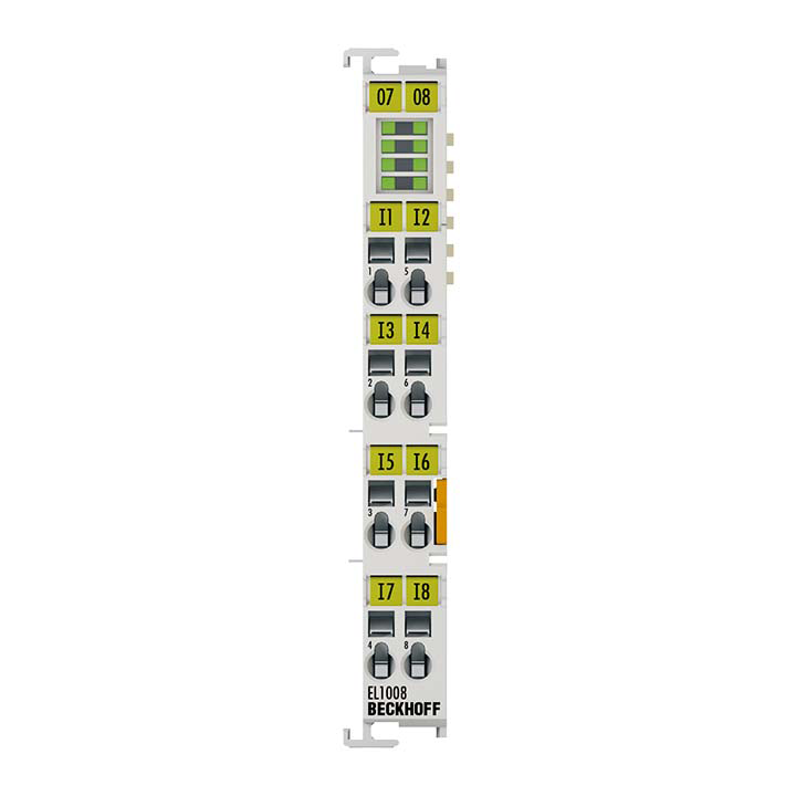 EL1008 | EtherCAT Terminal, 8-channel digital input, 24 V DC, 3 ms