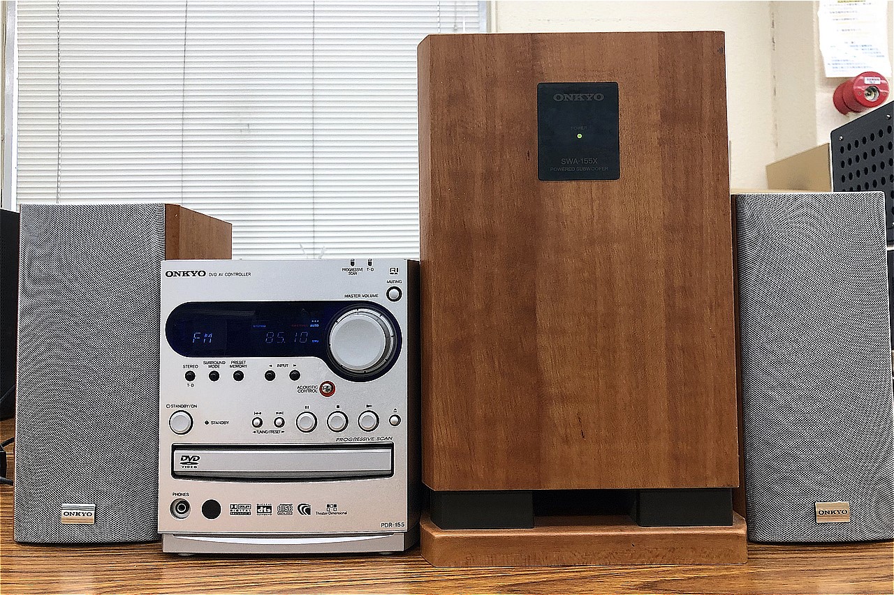 ONKYO DVD AVコンポ PDR15DVD映像出力（ピンジャック、S 端子、D端子