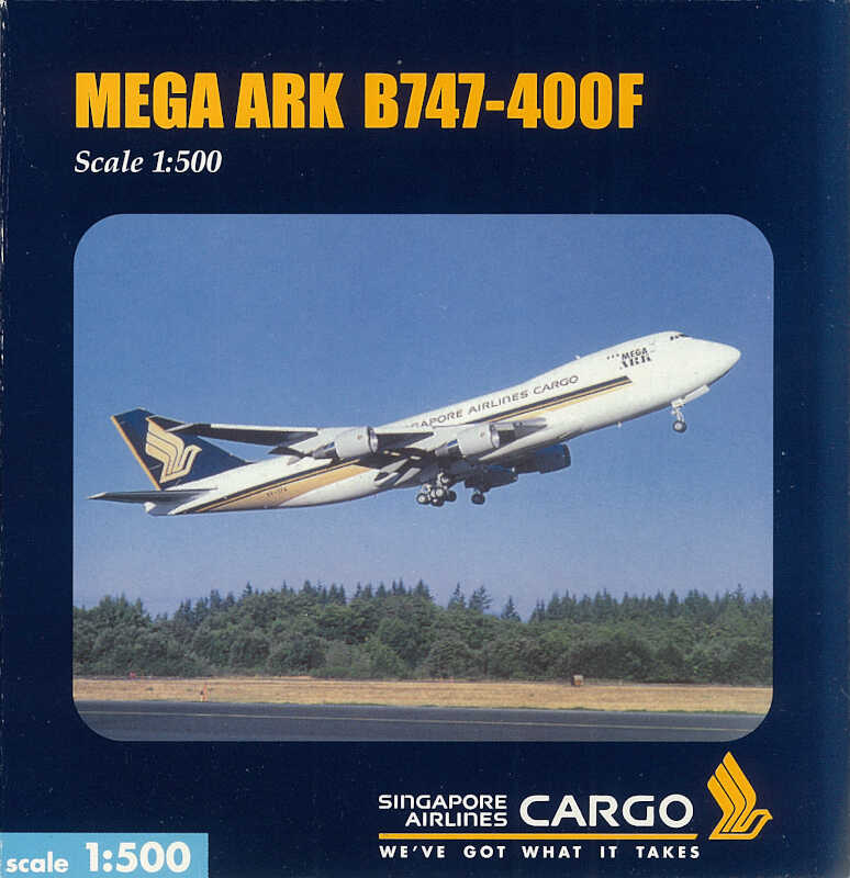 シンガポール航空 B747-F MEGA ARK 貨物機 模型 S シンガポール航空