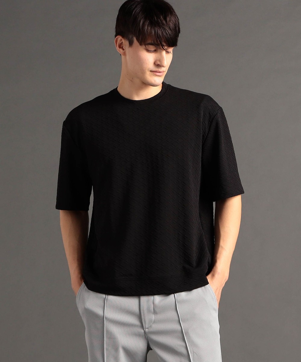 グラフィックジャカード クルーネックTシャツ｜半袖｜ニコル公式通販