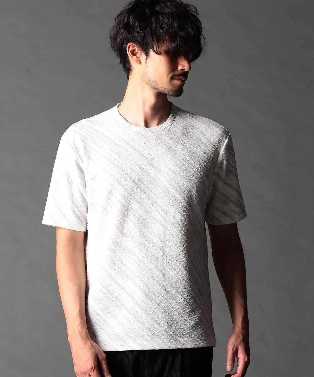 ゼブラ柄スプレー風ぼかしプリントTシャツ｜Tシャツ｜ニコル公式通販