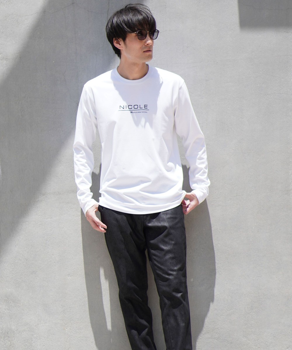 シルケットクルーネック長袖Tシャツ｜Tシャツ｜ニコル公式通販サイト