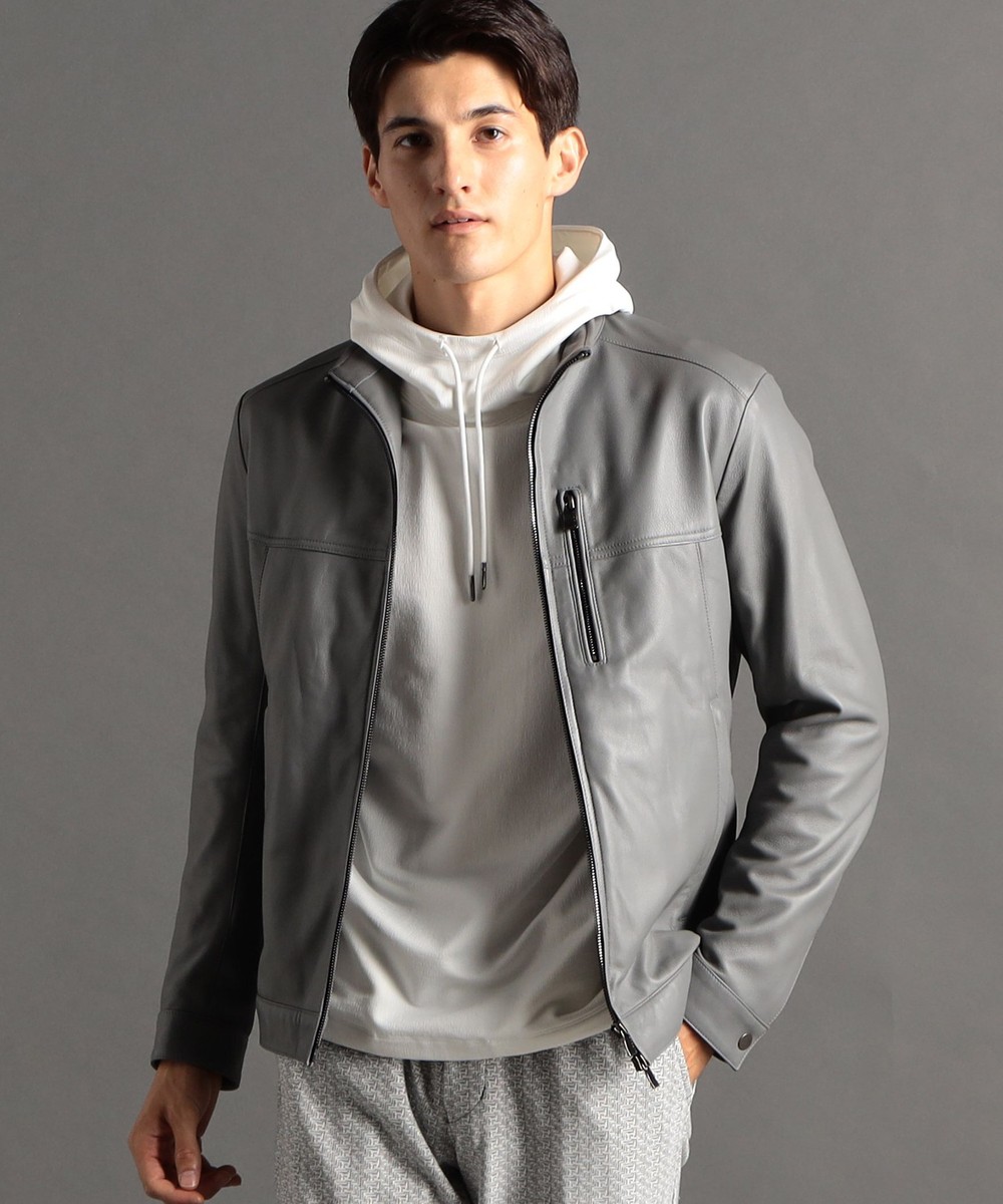 シープレザー シングルライダースブルゾン｜ライダース｜ニコル公式