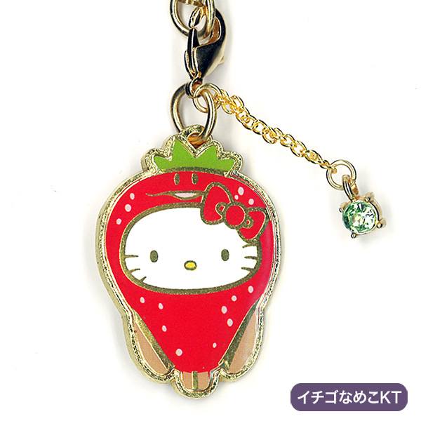 なめこ×ハローキティ キャストストラップ｜なめこぱらだいす☆なめこ