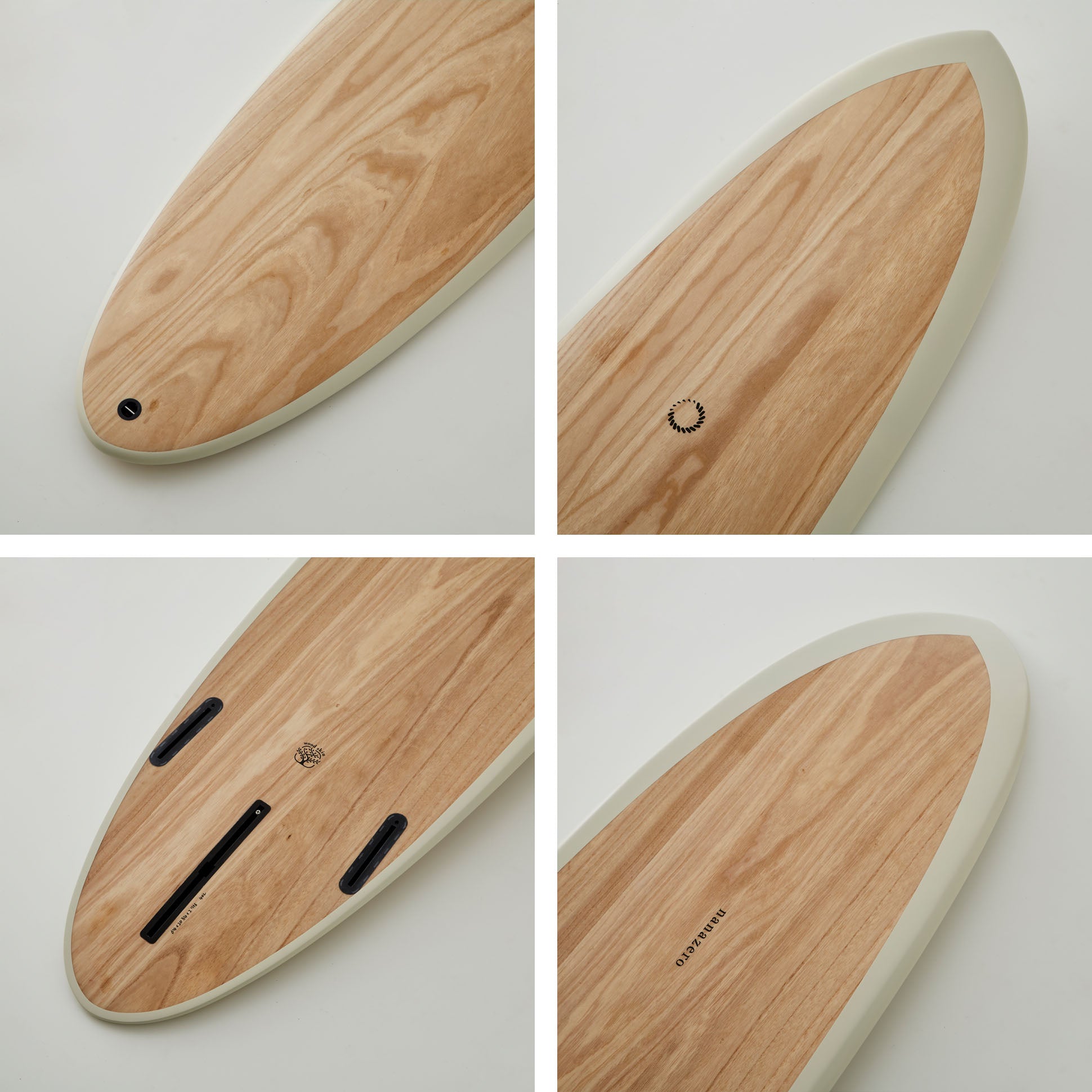 nanazero公式】WOOD SKIN サーフボード ミッドレングス MID01