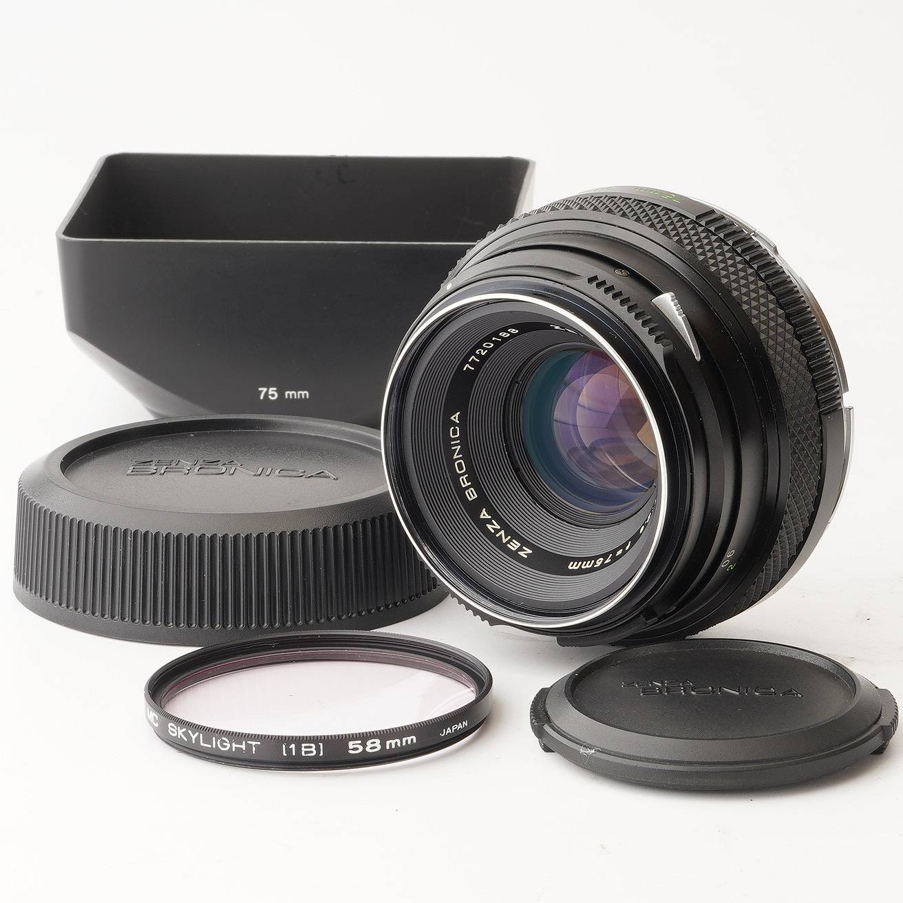 ゼンザブロニカ Zenza Bronica ZENZANON MC 75mm F2.8 ETR用 – Natural