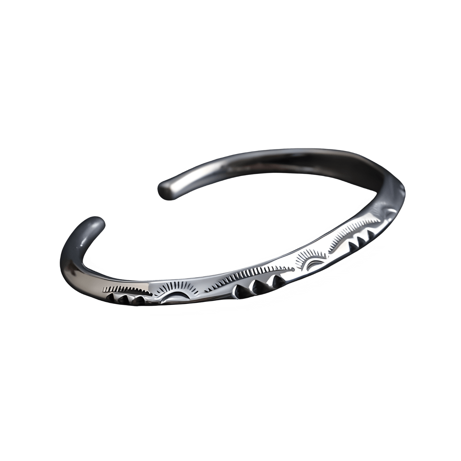 Larry Smith Thin Triangle Bracelet - Native Feather | 日本のGoro's