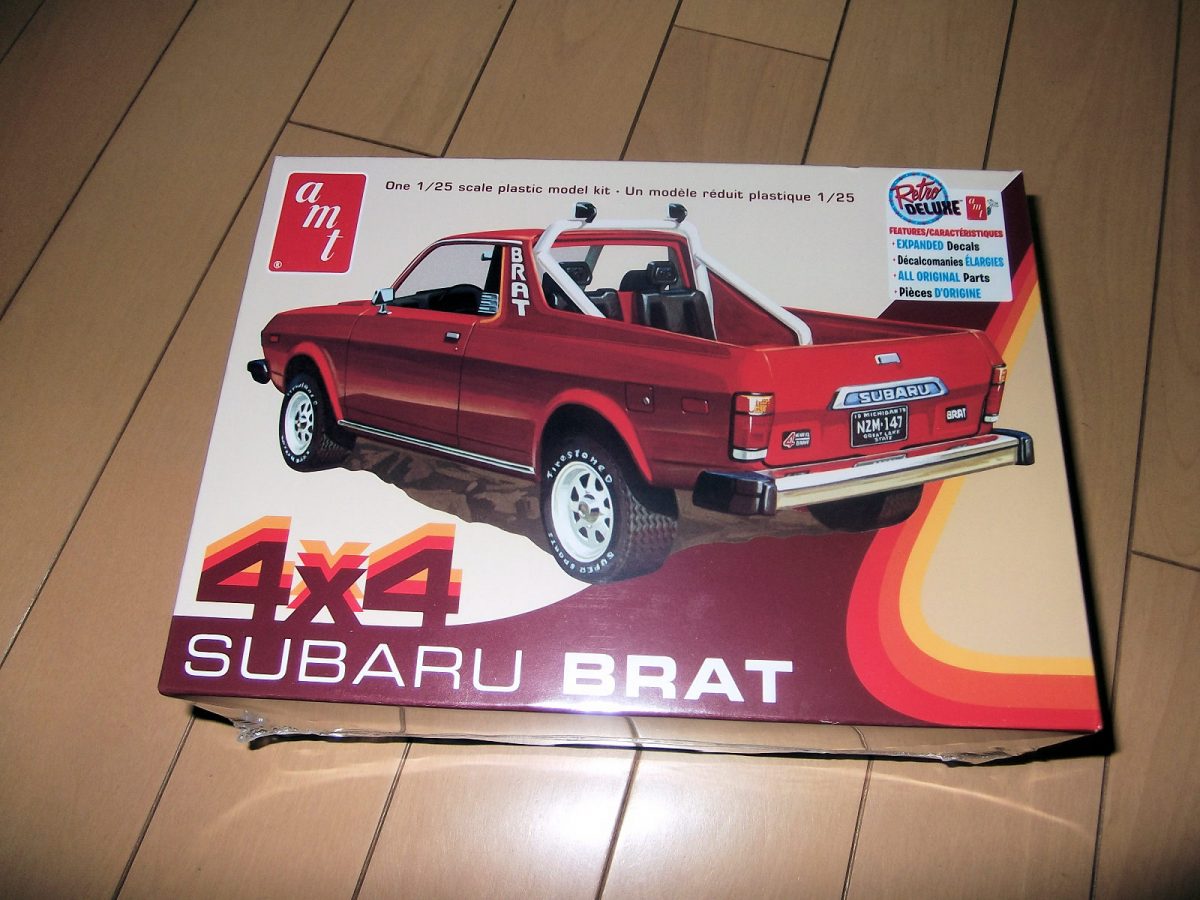 AMT 1/25 SUBARU BRAT – きっと懐かしキット！ プラモの話