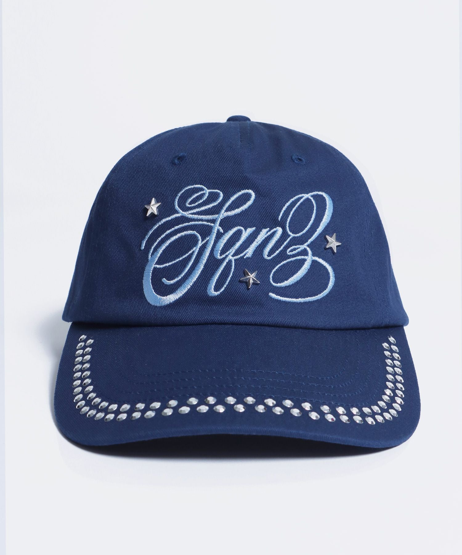 sqnz（エスキュンズ）】sqnz studs cap / キャップ 帽子 スタッズ 刺繍