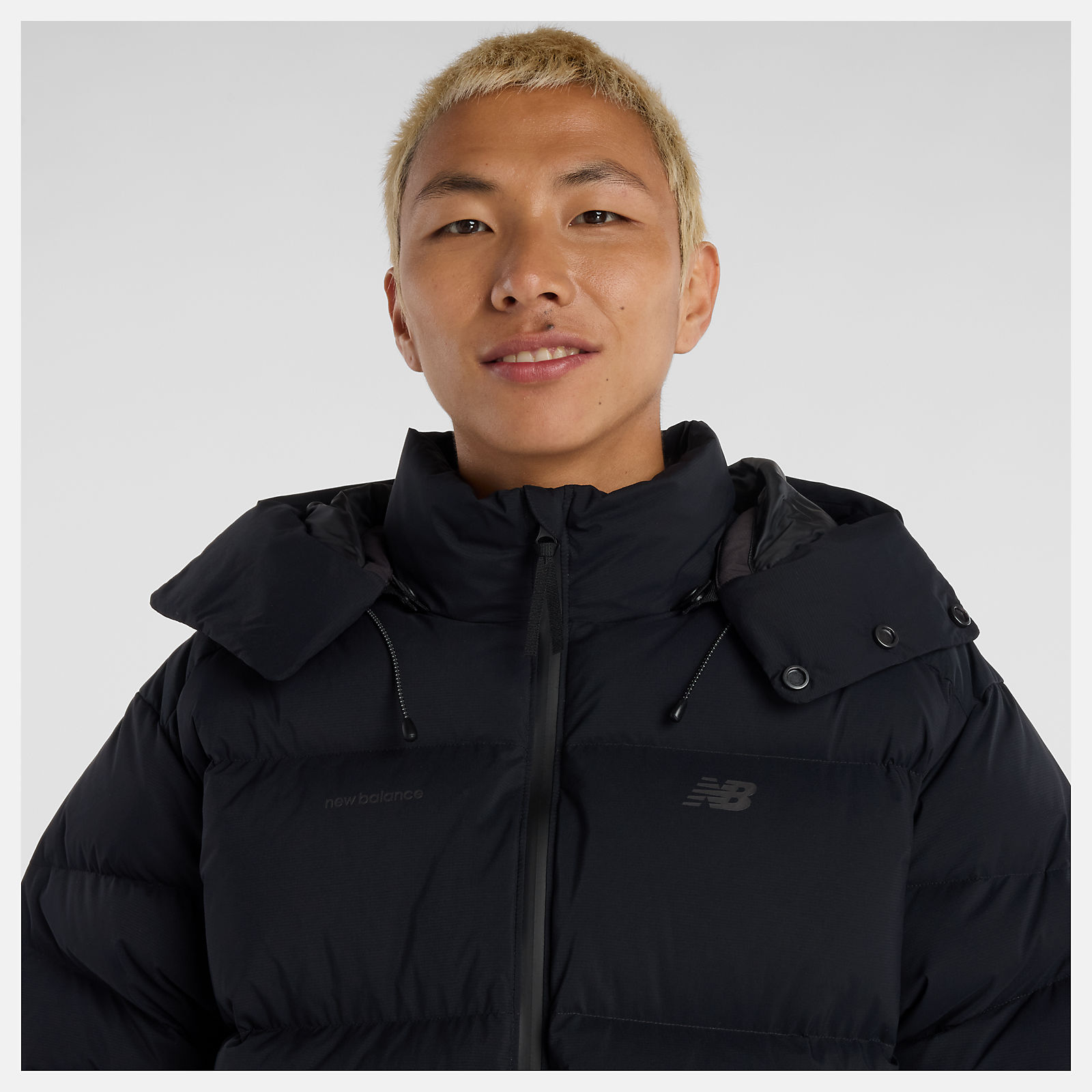 NB GREY カラーブロックダウンジャケット｜ニューバランス公式通販