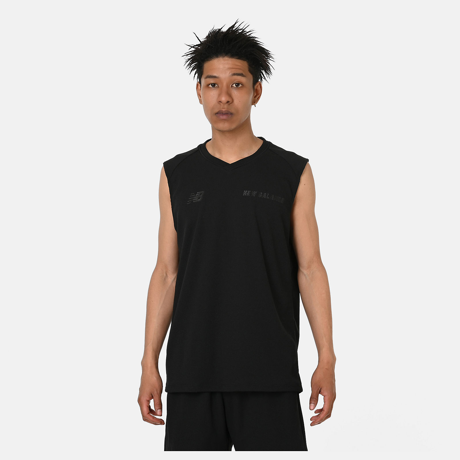 Black Out ポリワッフルノースリーブシャツ｜ニューバランス公式通販