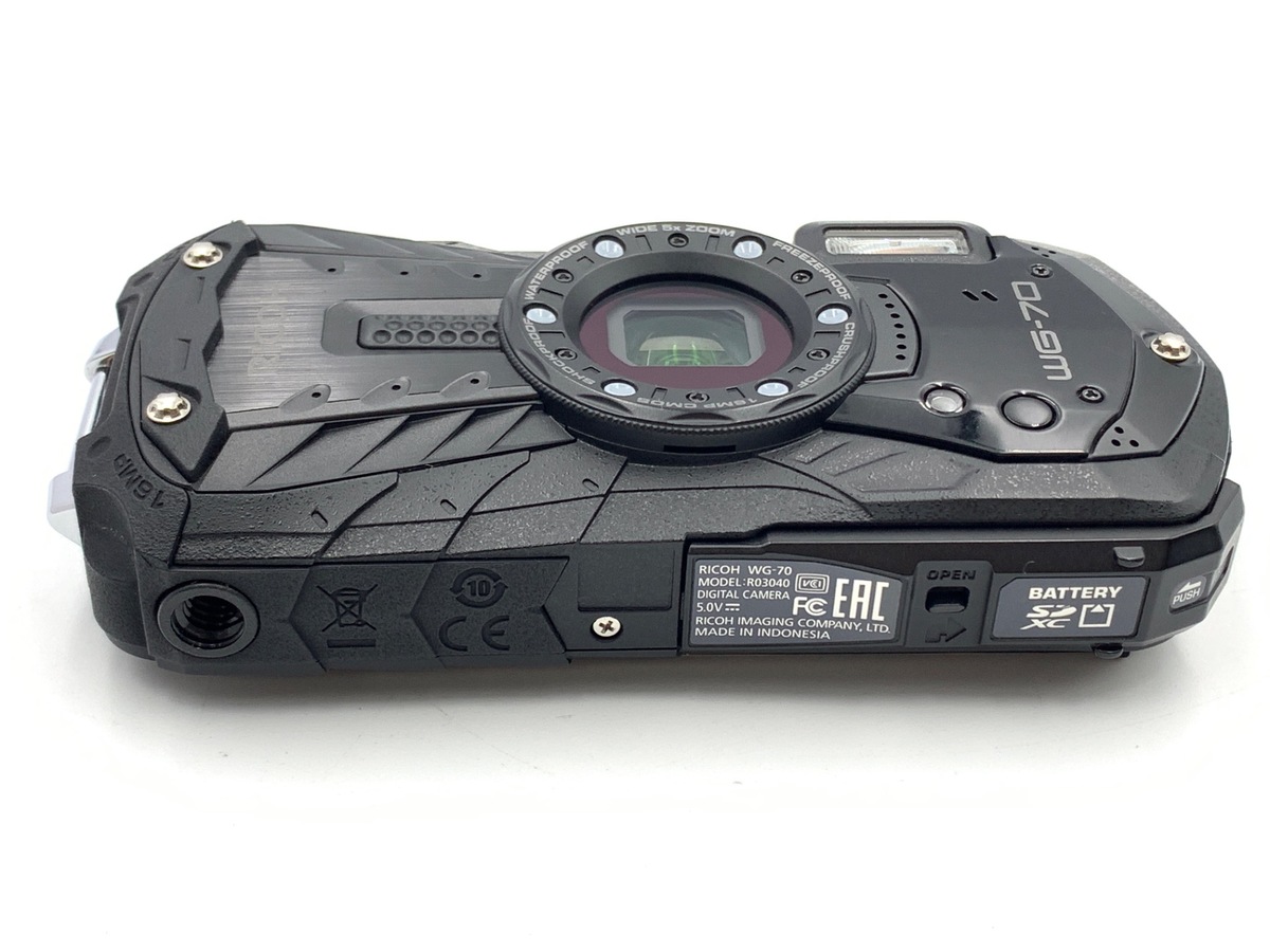 リコー RICOH WG-70 ブラック コンデジ カメラ 中古 リコー RICOH WG